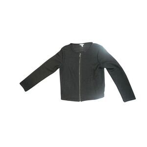 Calvin Klein Full Zip Lightweight Cardigan Sweater Jacket SZ M Preppy Office